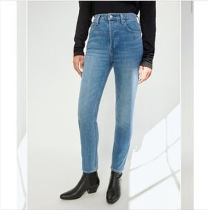 ARITZIA DENIM FORUM THE YOKO HIGH RISE SLIM SIZE 24